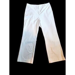 Lauren Ralph Lauren Pinstripe Pants - Women's Size 14 - Cotton White Black
